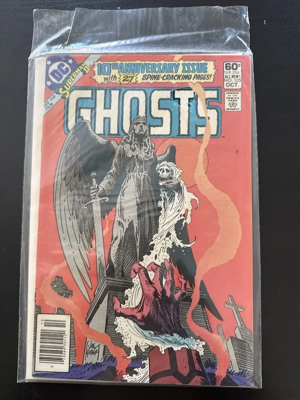 Ghosts #105 DC Comics 1981 10th Anniversary Joe Kubert Cover Bronze Age VF